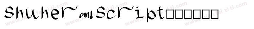 Shuher Script字体转换